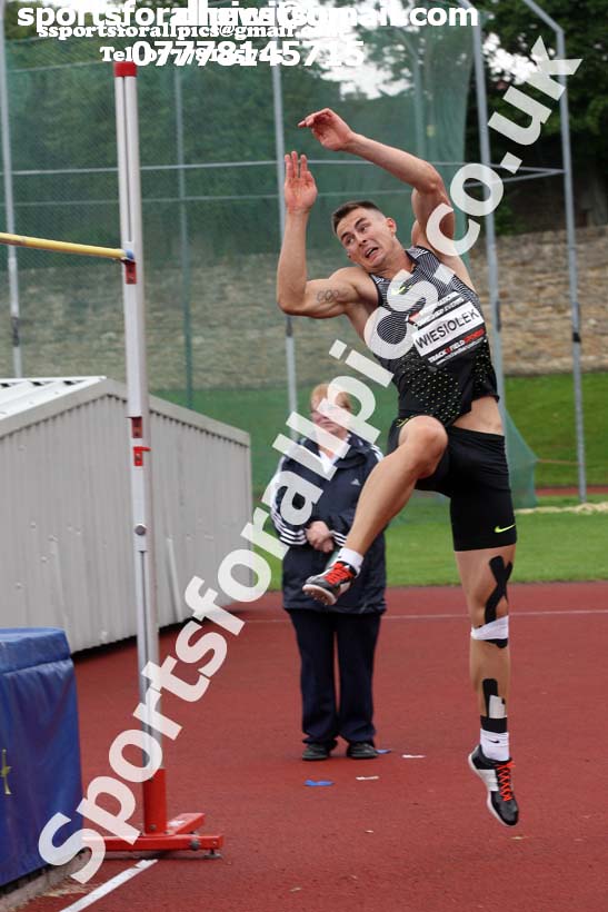 Mens decathlon high jump, EAP International Cominted Events, Hexham. Photo: David T. Hewitson/Sports for All Pics